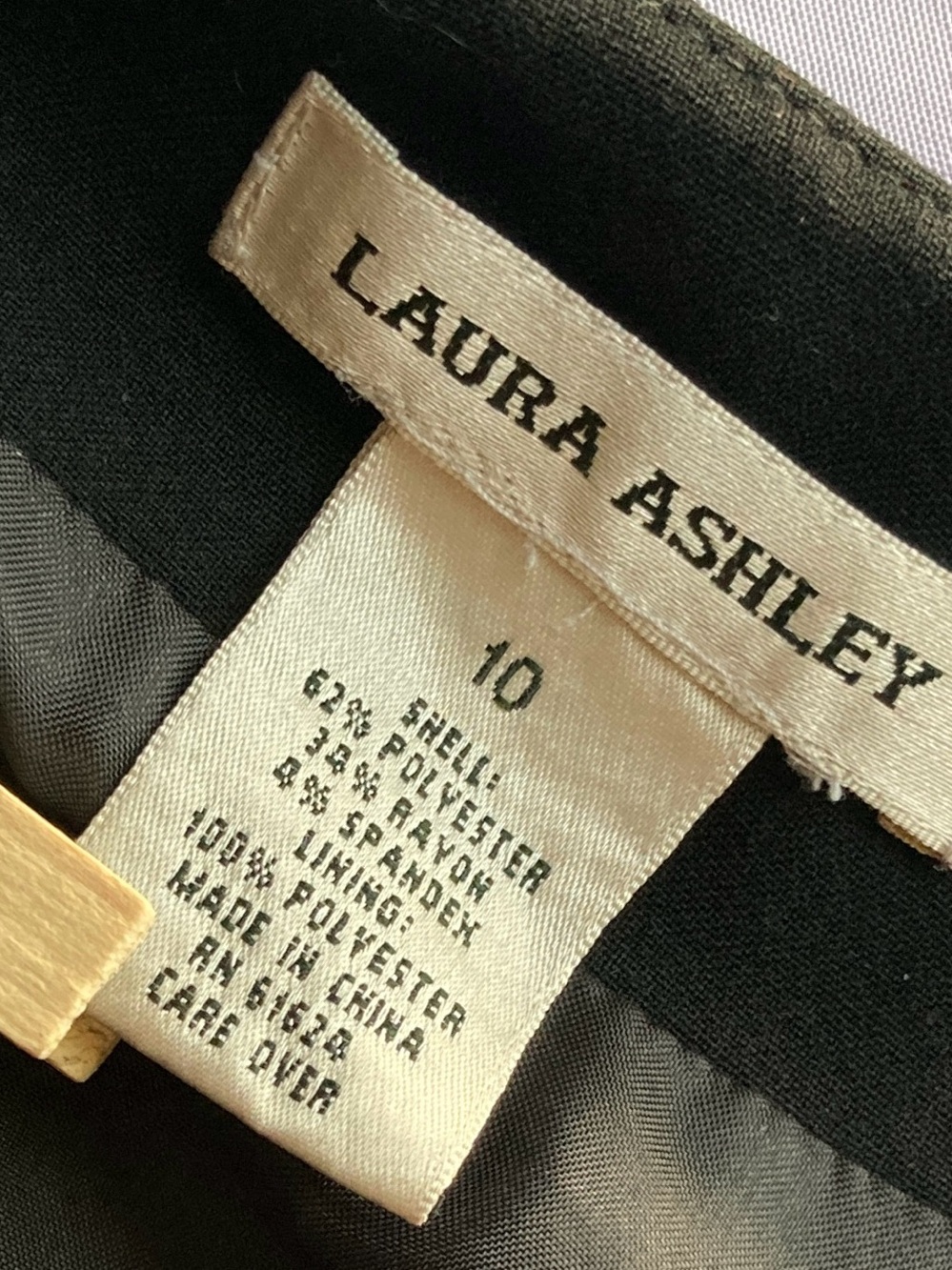 Classic Black A-Line Women's Maxi Skirt by Laura Ashley - Picture 4 of 9